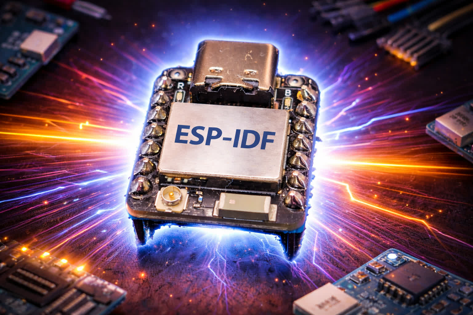 Cover für ESP-IDF Praxisstart für den ESP32