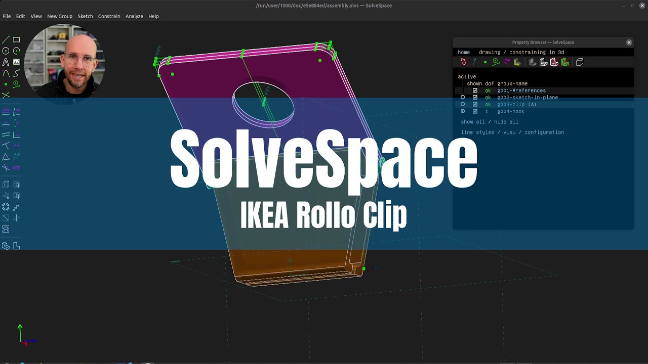 3d-design-von-clip-halterung-für-ikearollos-mit-solvespace
